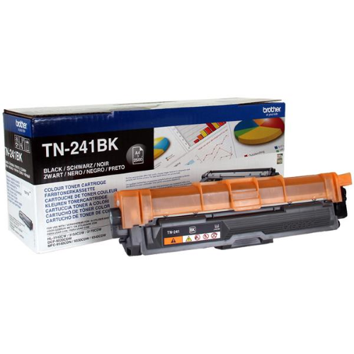 Brother TN241BK - Nero - originale - cartuccia toner - per Brother DCP-9015, DCP-9020, HL-3140, HL-3150, HL-3170, MFC-9140, MFC-9330, MFC-9340